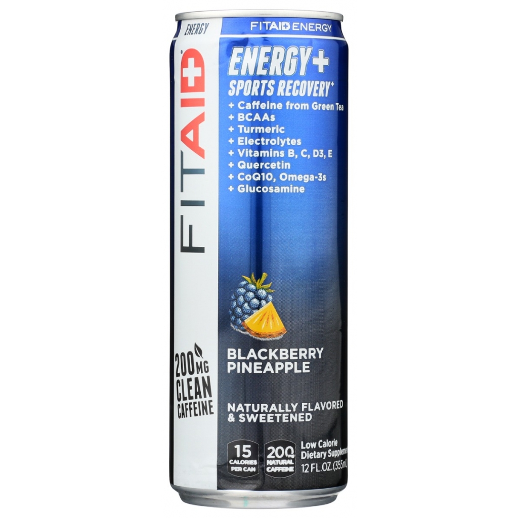 Fitaid Energy Blackberry Pineapple - 12 fl oz