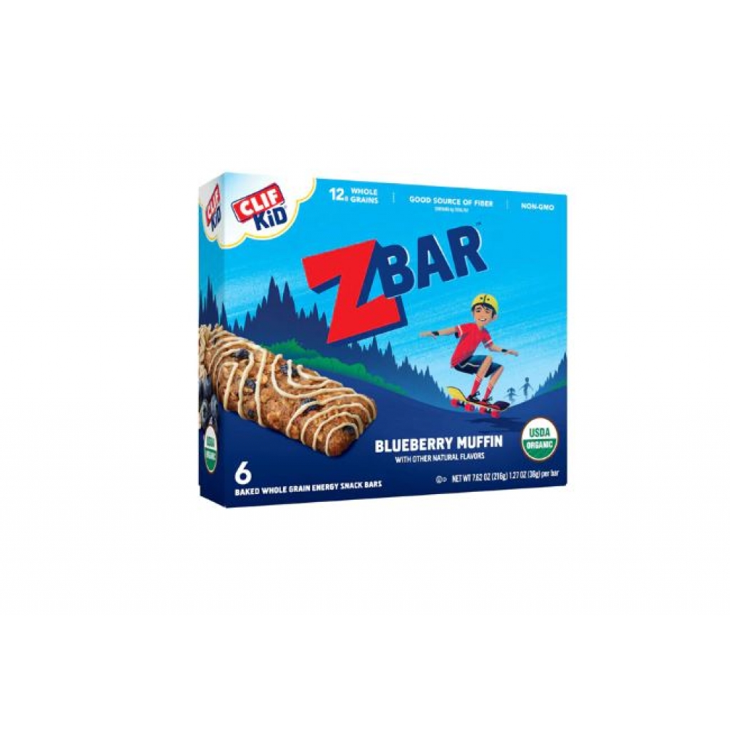 CLIF Kid Zbar - Blueberry Muffin Flavor, 6 Pack