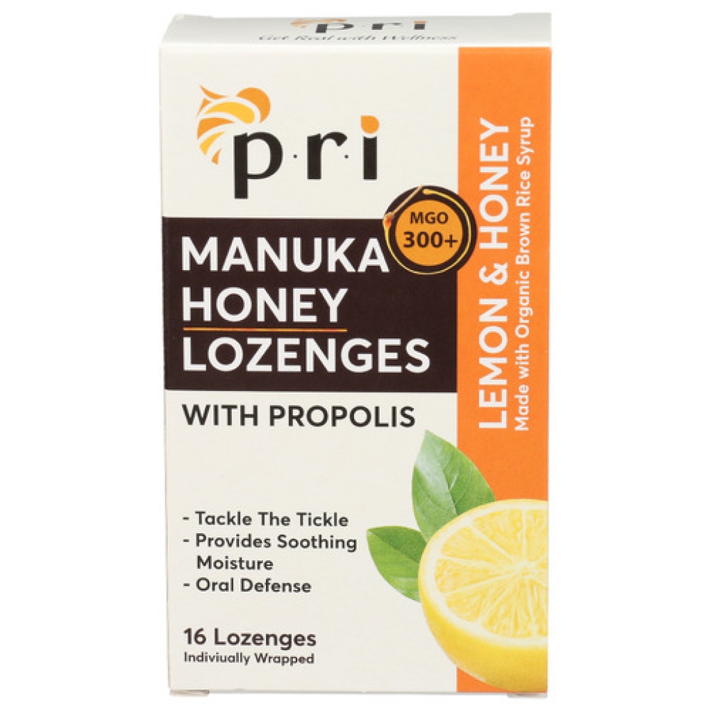 Propolis Lemon Honey Lozenges with MGO 300+ Manuka Honey