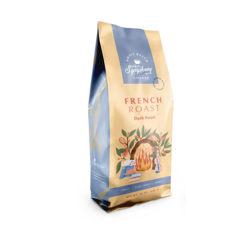 French Roast Whole Bean Coffee - 12 oz