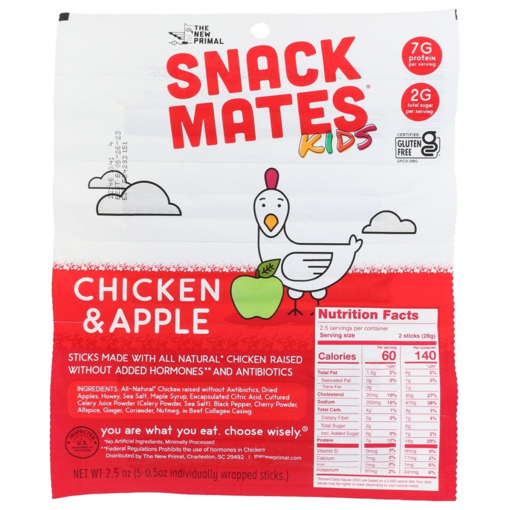 Chicken Apple Meat Stick - 2.5 oz