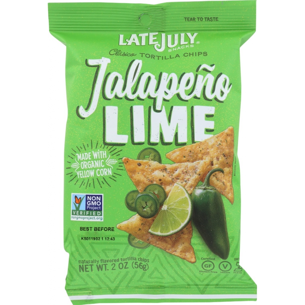 Jalapeño Lime Tortilla Chips, 2 oz