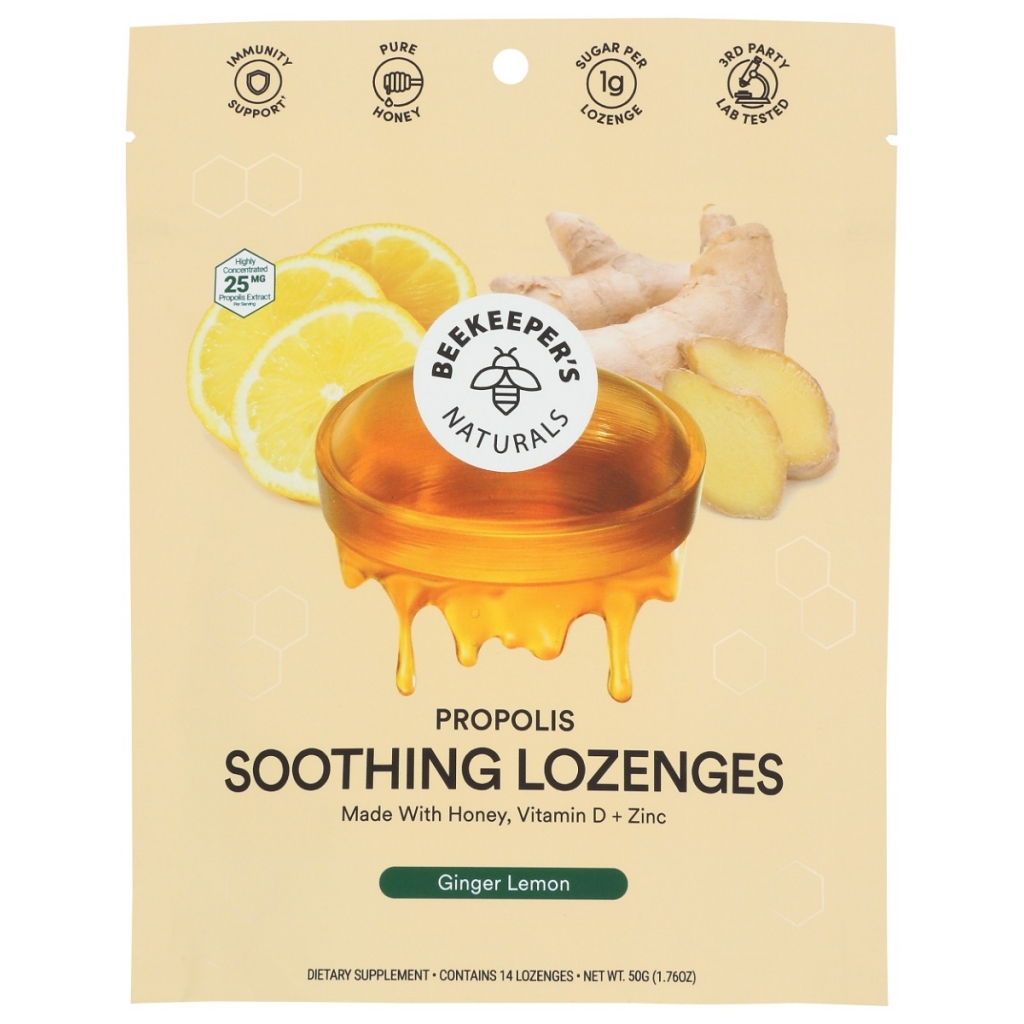 Ginger Lemon Soothing Lozenges - 50 g