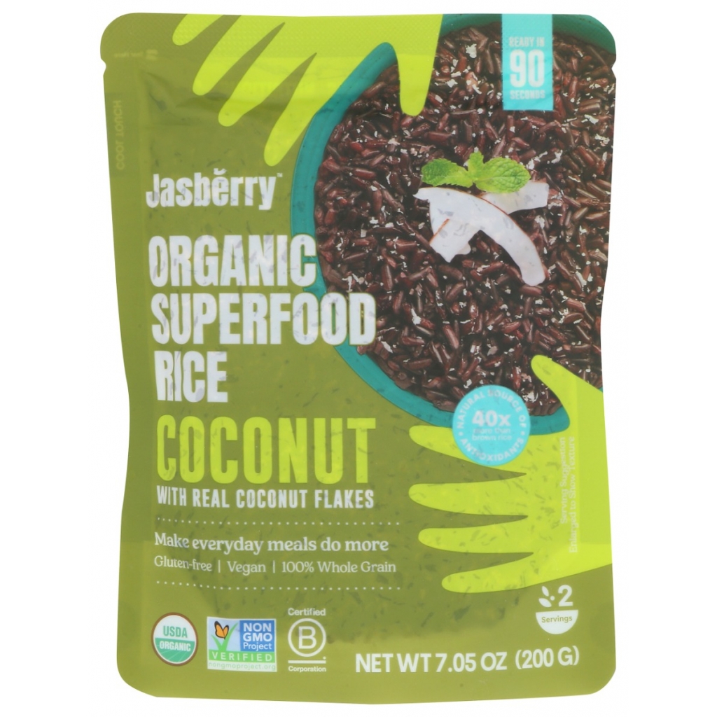 Organic Coconut Jasberry Rice