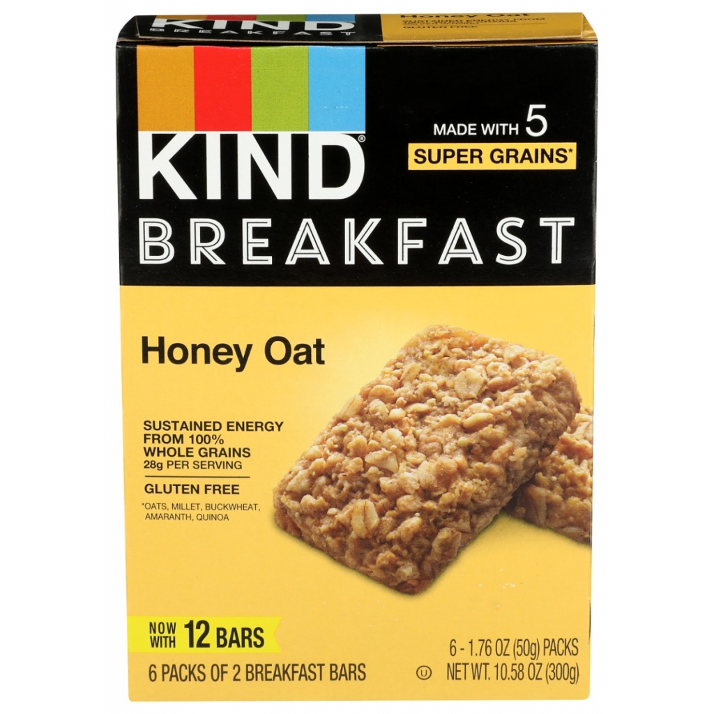 Honey Oat Breakfast Bars, 10.58 oz