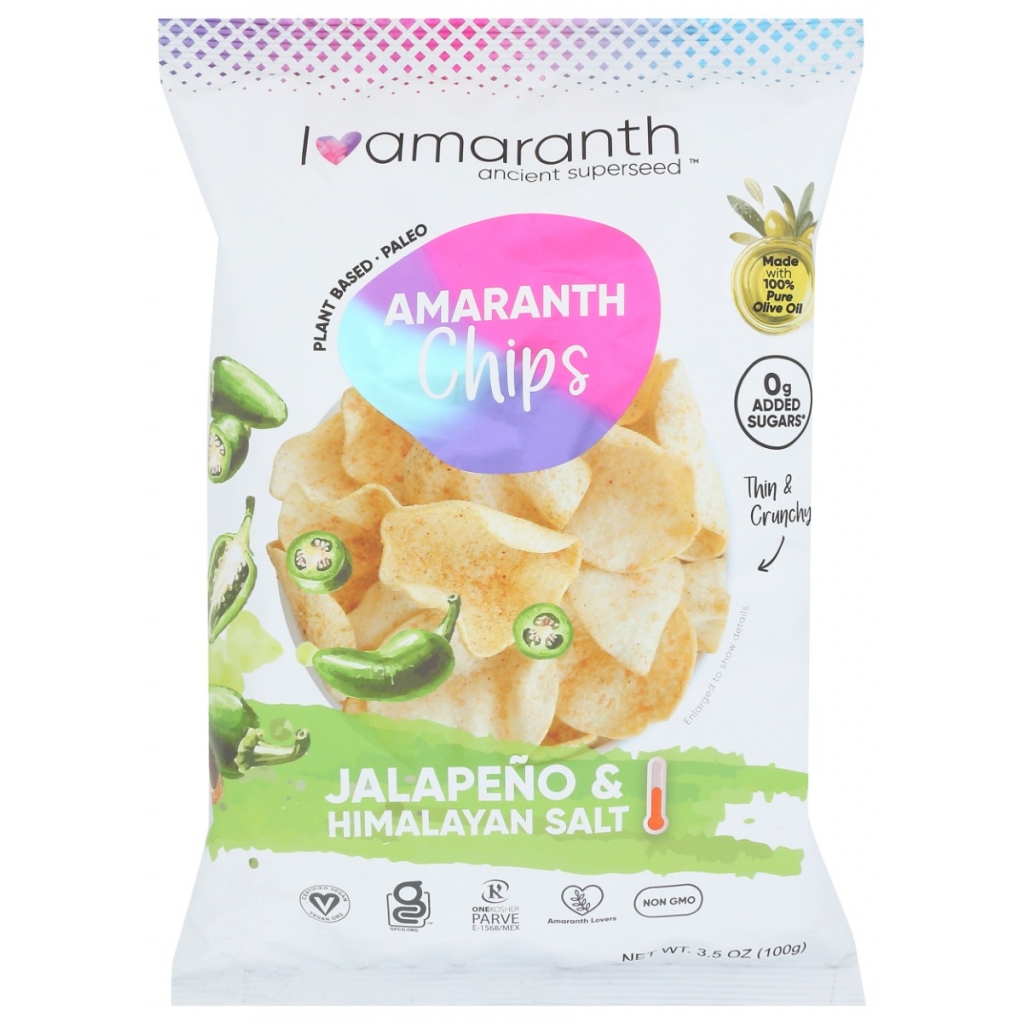 Jalapeno and Himalayan Salt Chips (3.5 oz)