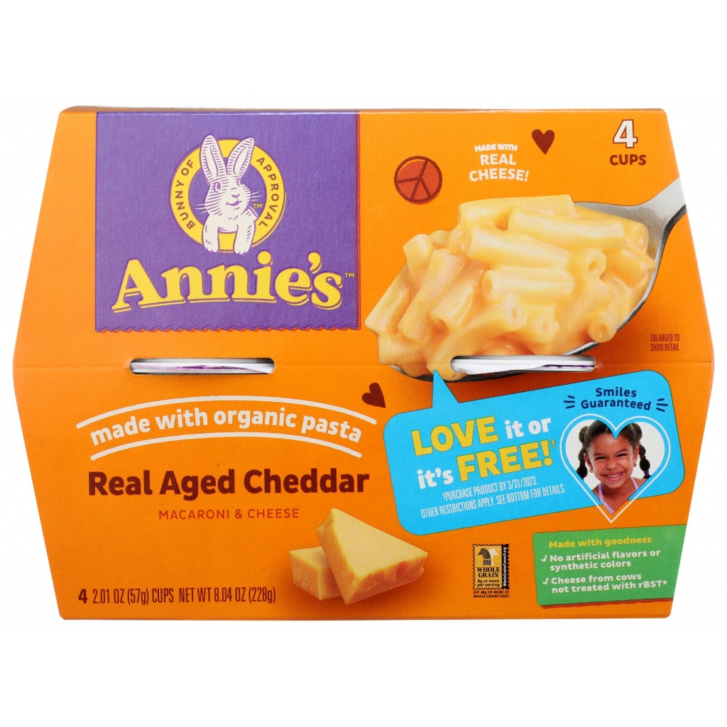 Annie's Organic Macaroni and Cheese with Aged Cheddar, 8.04 oz