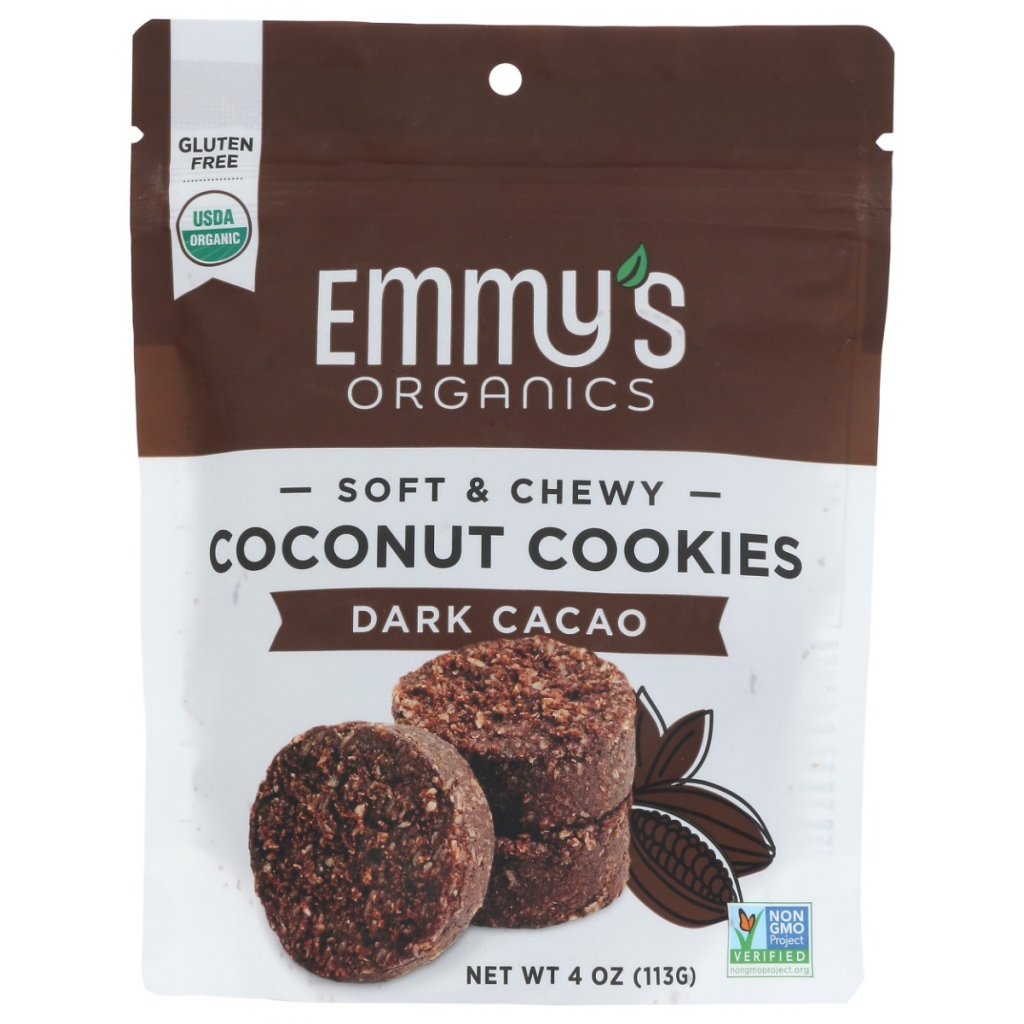 Dark Cacao Coconut Cookies