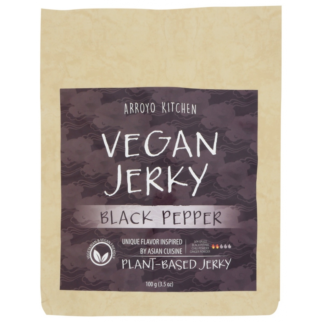 Vegan Black Pepper Jerky: Plant-Based Snack