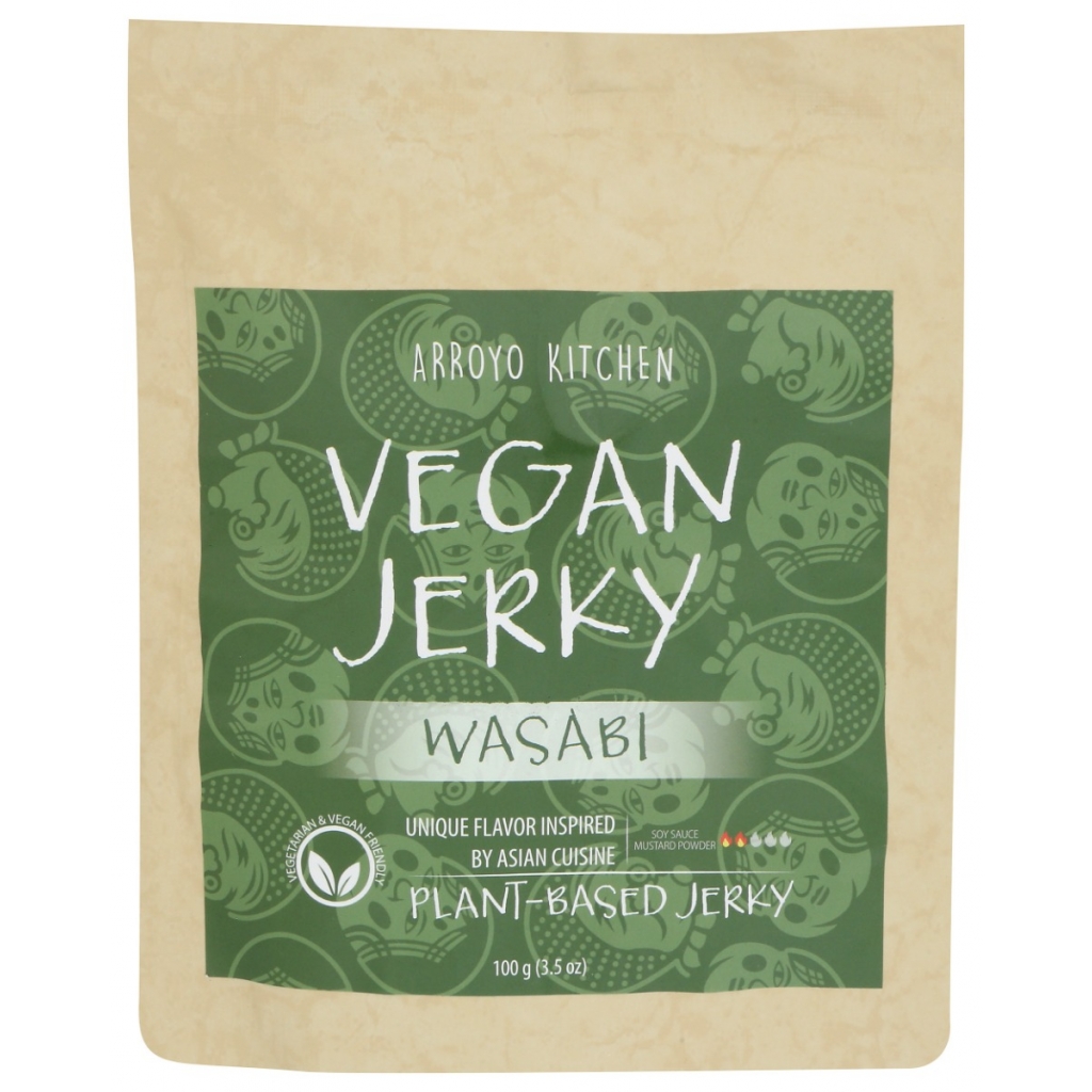 Jerky Plant-Based Wasabi - 3.5 OZ