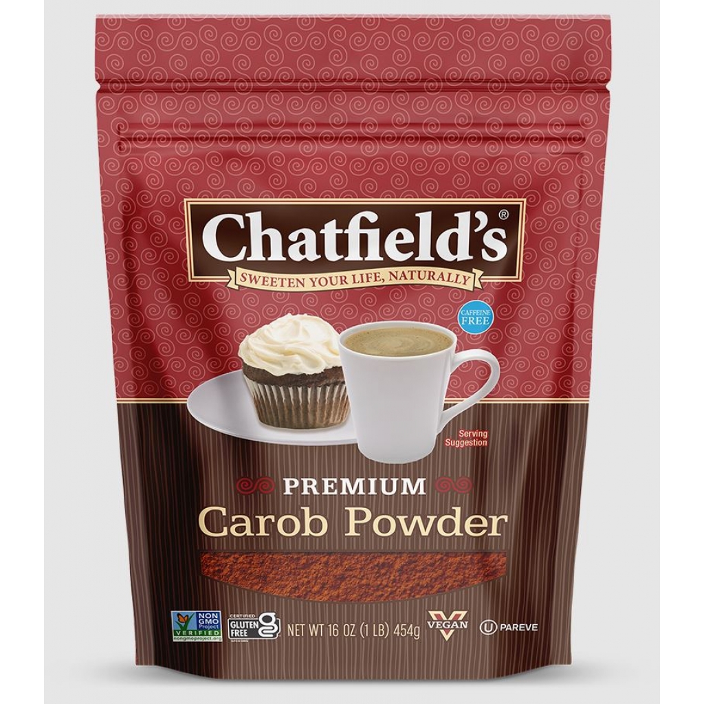 Natural Carob Powder Pouch - 16 oz