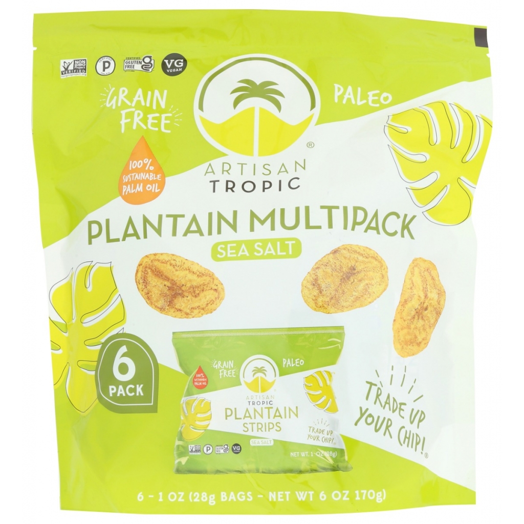 Multipack Sea Salt Plantain Strips – 6 Count