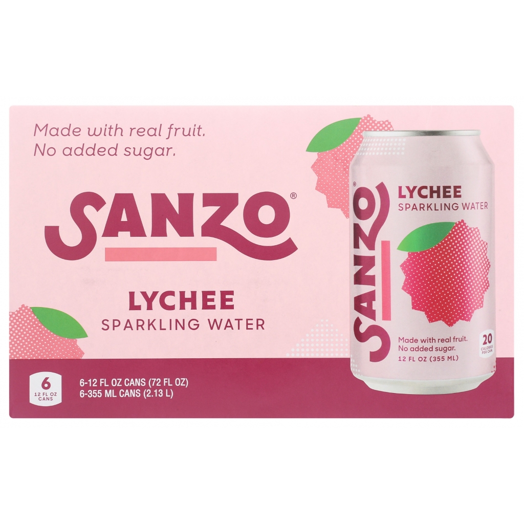 Lychee Sparkling Water 6-Pack