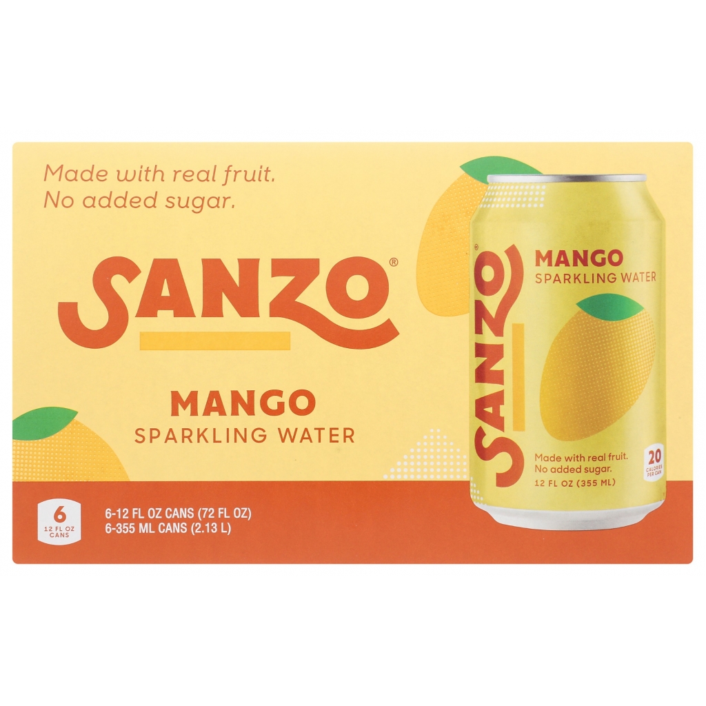 Sparkling Mango Water - Refreshing Beverage