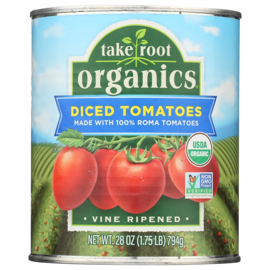 Organic Diced Tomatoes in Non-BPA Can, 28 oz