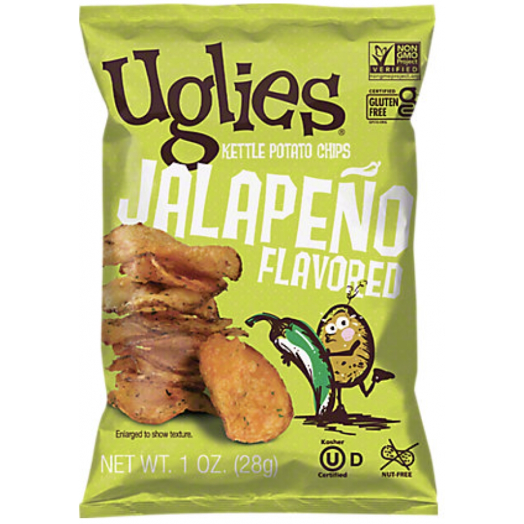 Spicy Jalapeno Kettle-Cooked Potato Chips, 1 OZ