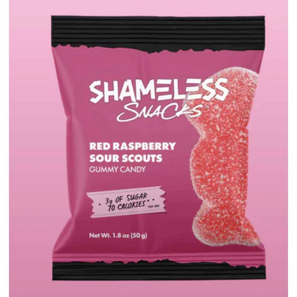 Natural Raspberry Gummy Candies, 1.8 oz