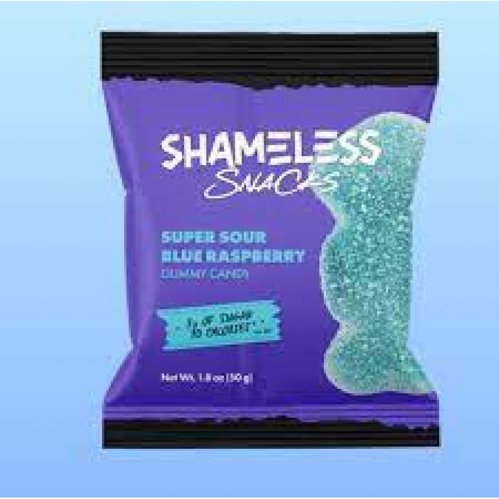 Sour Blue Raspberry Gummies - 1.8 oz