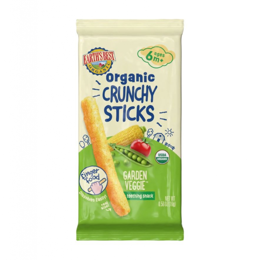 Organic Garden Veggie Crunchy Sticks - 0.56 Oz