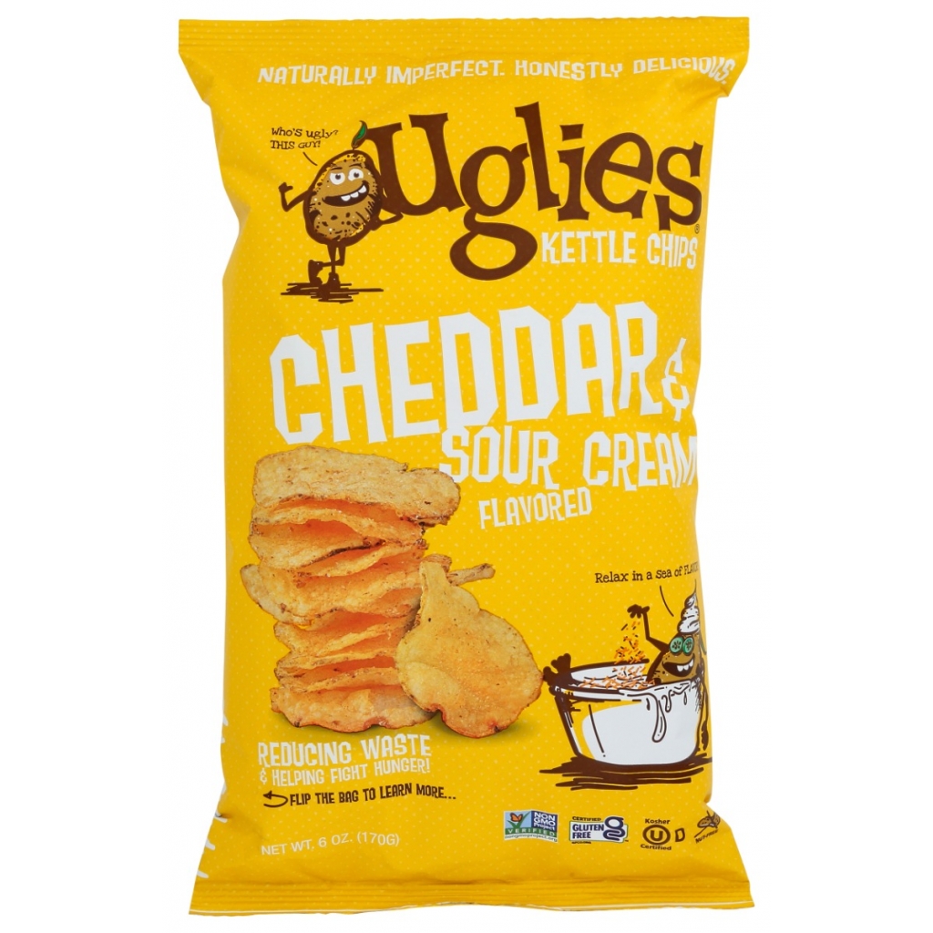 Uglies Cheddar & Sour Cream Kettle-Cooked Potato Chips