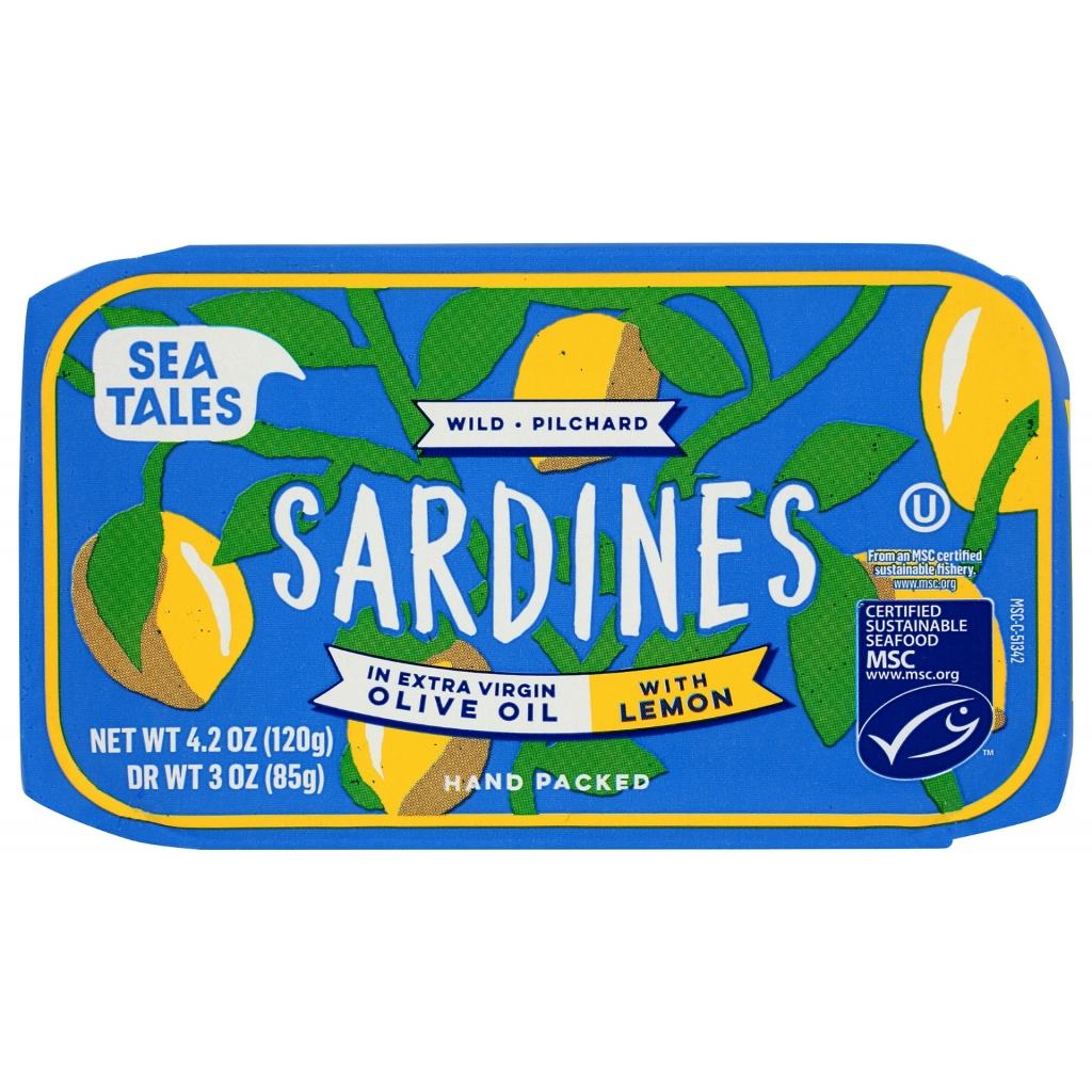 Sardines in Olive Oil with Lemon