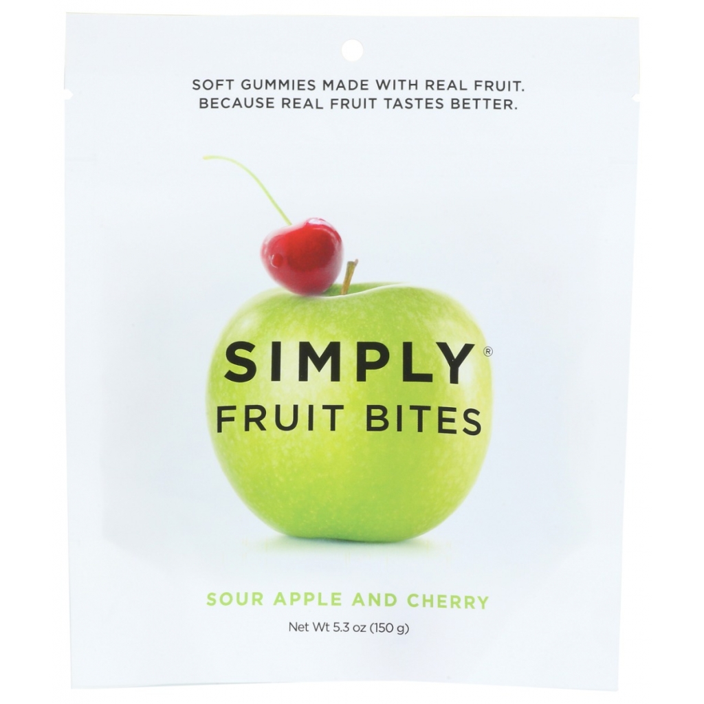 Simply Chewy Fruit Bites - Sour Apple Cherry, 5.3 OZ