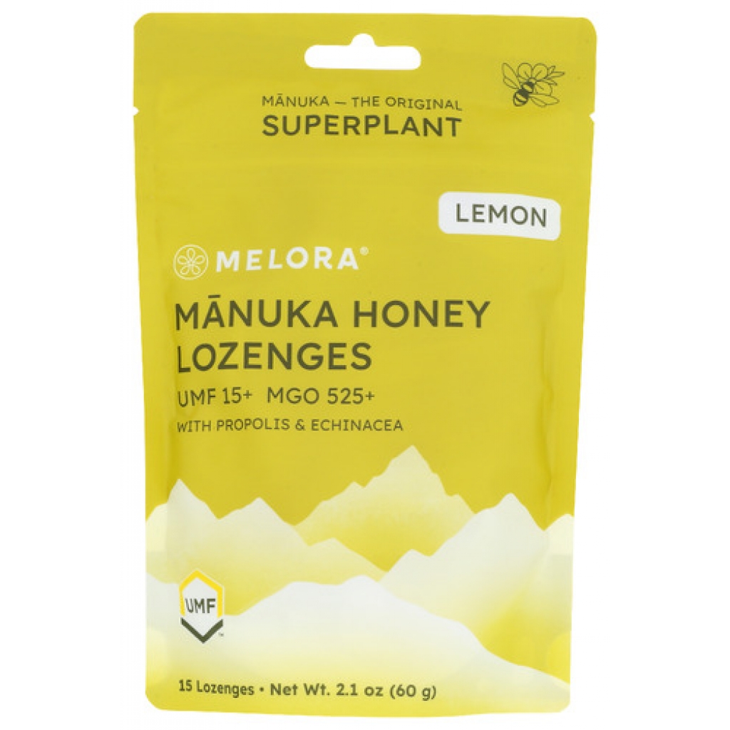 Lemon Manuka Honey Lozenges, 2.1 oz