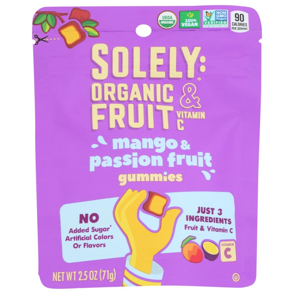 Organic Mango Passionfruit Gummies - 2.5 oz