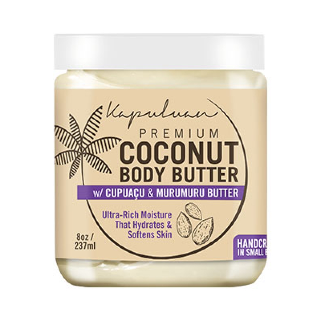 Coconut Body Butter with Cupuacu and Murumuru Butter, 8 oz