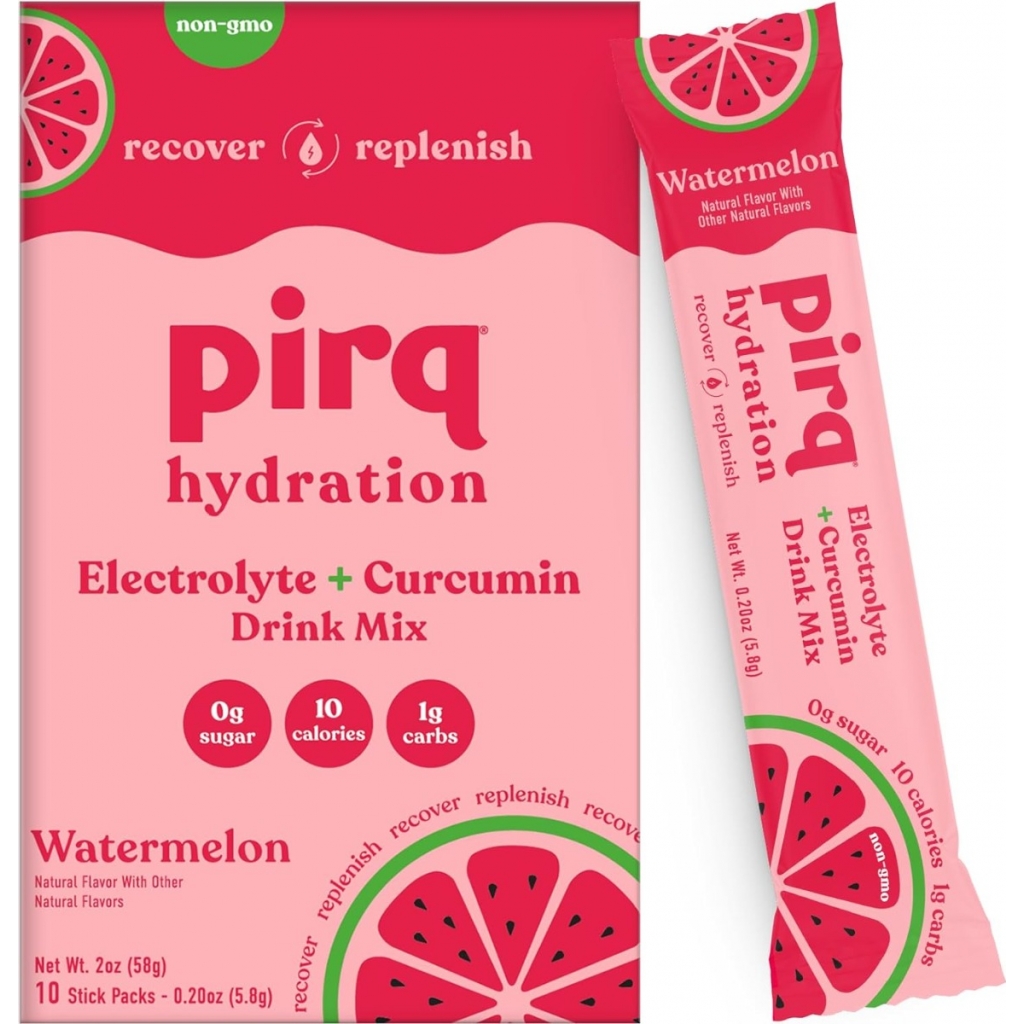 Pirq Watermelon Hydration Drink Mix - 10 Pack