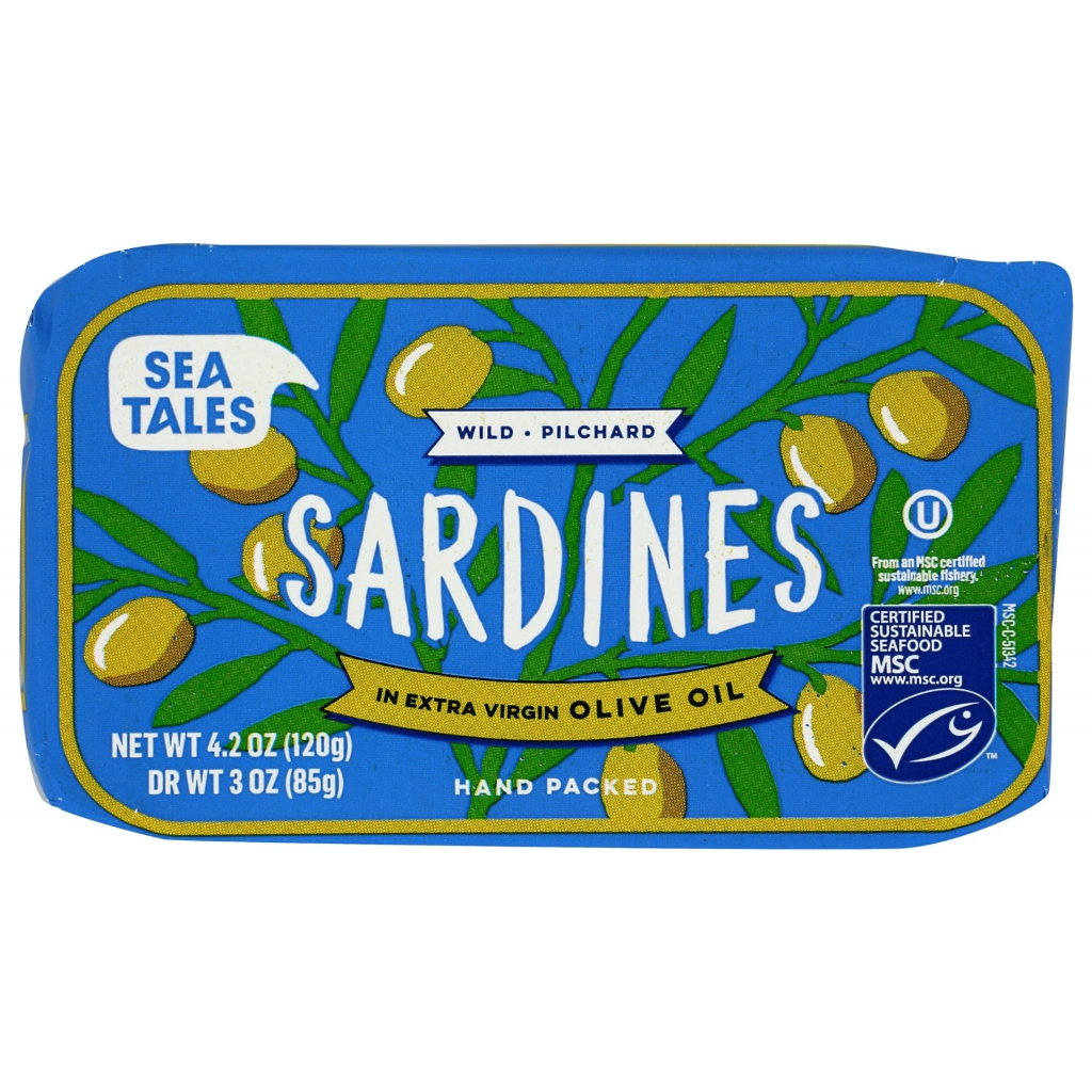 Sardines in Extra Virgin Olive Oil with Lemon