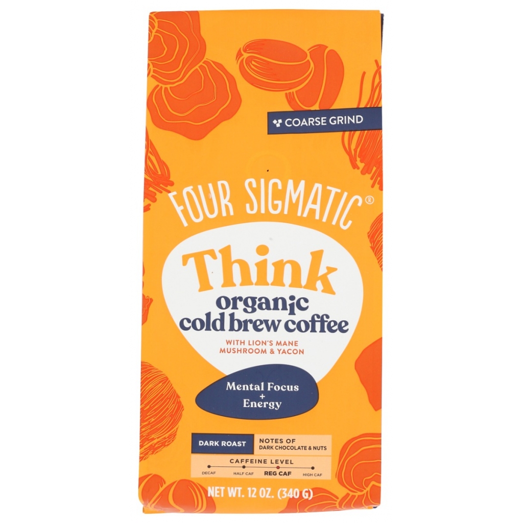 Think Cold Brew Ground Coffee, 12 oz