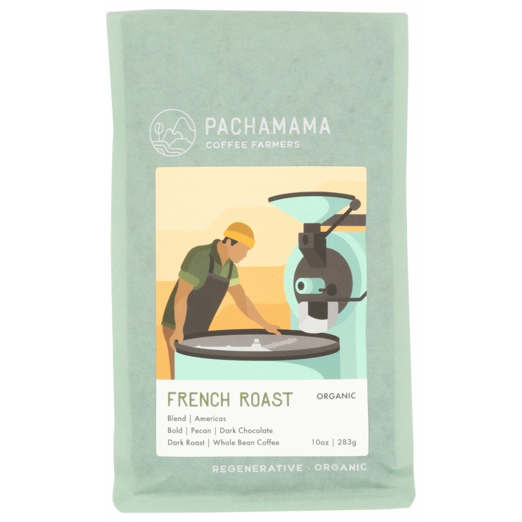 Pachamama Organic French Roast Coffee, 10 oz