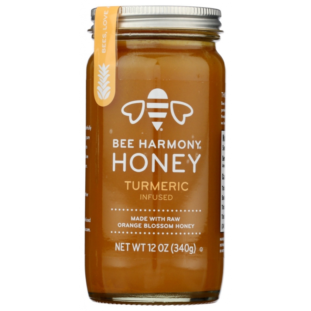 Turmeric Infused Honey - 12 OZ