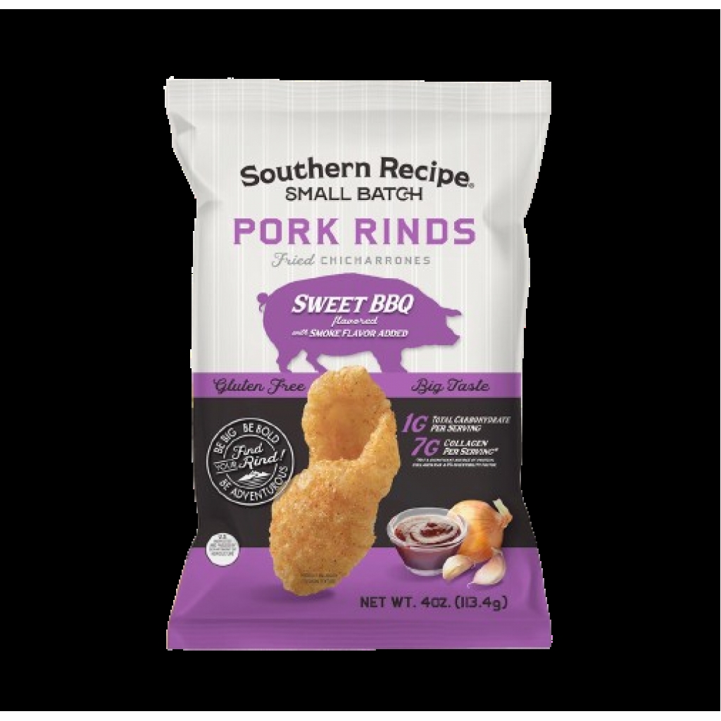 Sweet BBQ Pork Rinds, 4 oz