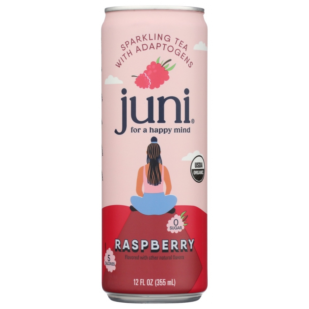 Raspberry Sparkling Tea with Adaptogens - Refreshingly Functional