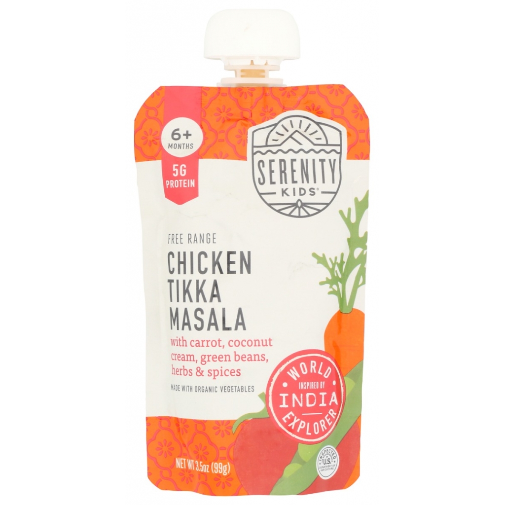 Chicken Tikka Masala Baby Food Pouch, 3.5 oz