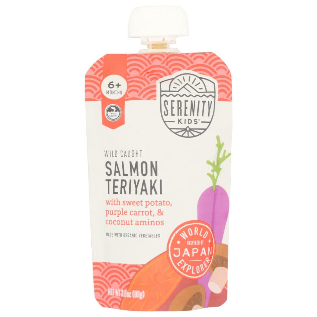 Salmon Teriyaki Baby Food Pouch - 3.5 oz