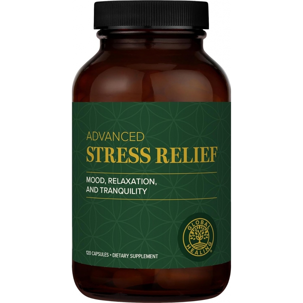 Natural Stress Relief Supplement - 120 Capsules