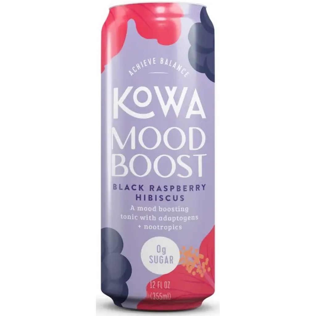 Mood Boost Black Raspberry Hibiscus Beverage - 12 oz