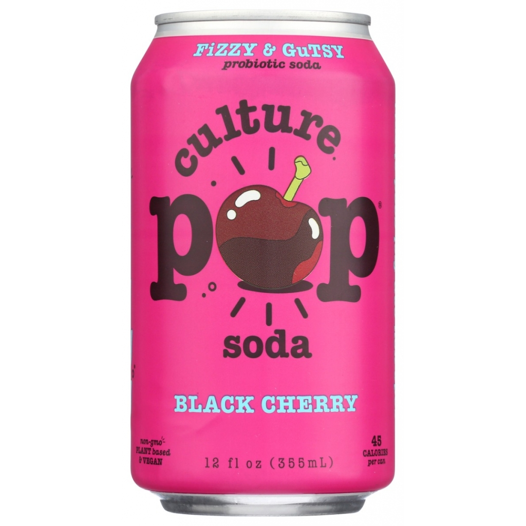 Black Cherry Probiotic Soda, 12 fl oz