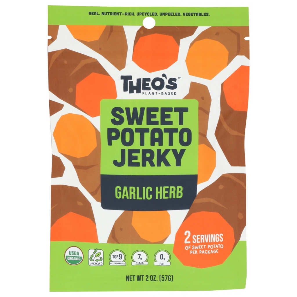 Garlic & Herb Sweet Potato Jerky - Organic, 2 oz