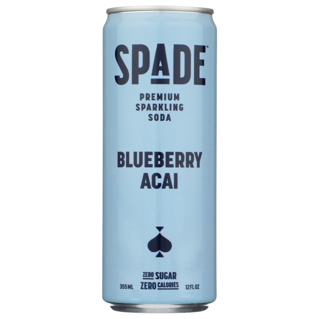 Blueberry Açaí Soda, 12 oz