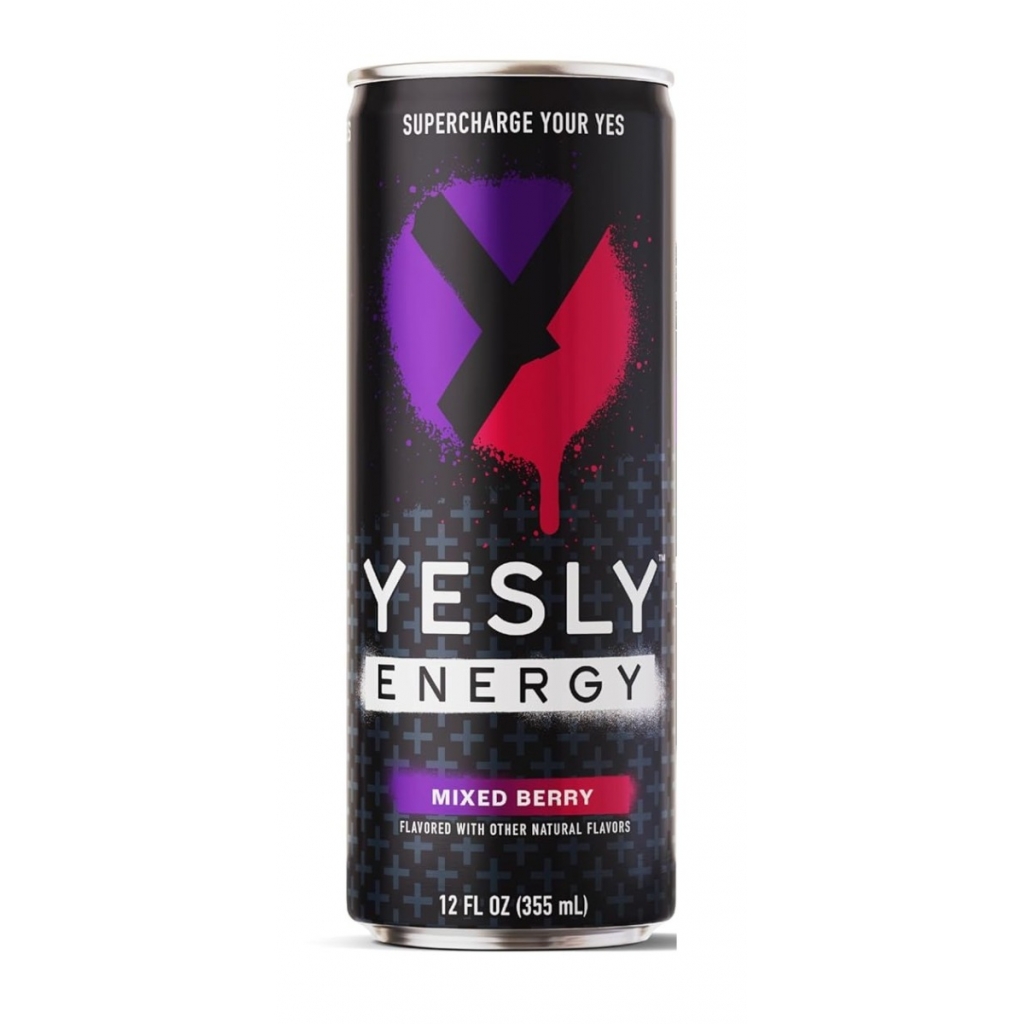 Yesly Energy Mixed Berry Beverage - 12 fl oz