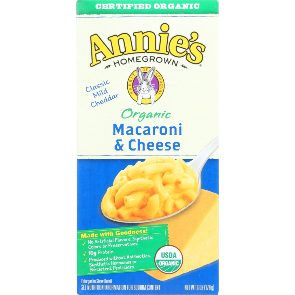 Organic Mild Cheddar Macaroni & Cheese - 6 oz