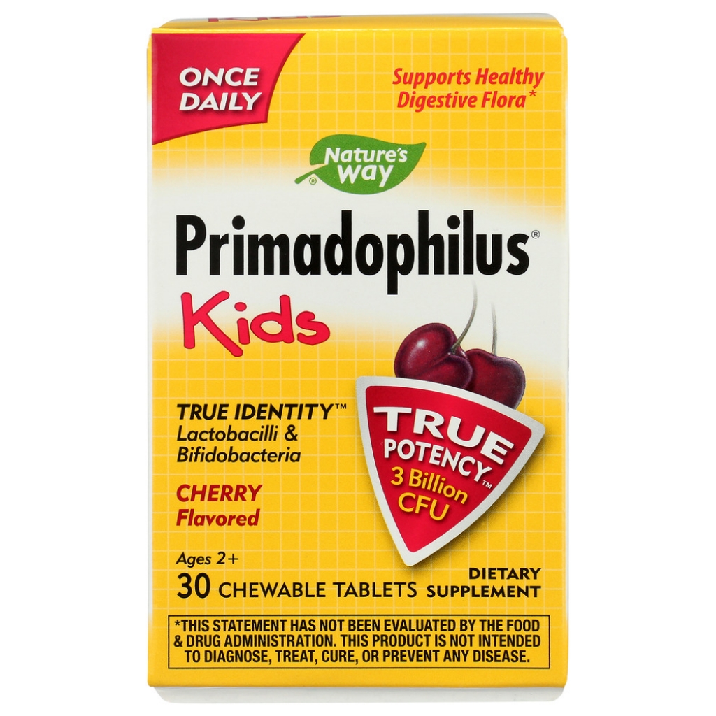 Primadophilus Kids Cherry Chewables - 30 Tablets