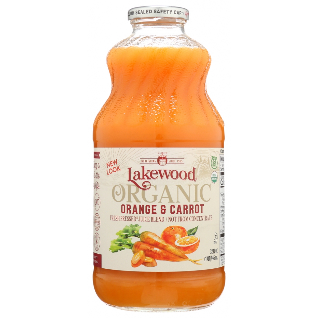 Organic Orange & Carrot Juice - 32 oz