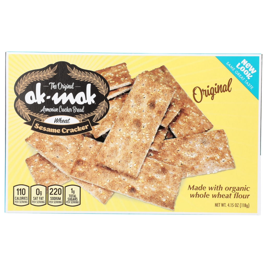 Stone Ground Sesame Cracker, 4.15 Oz