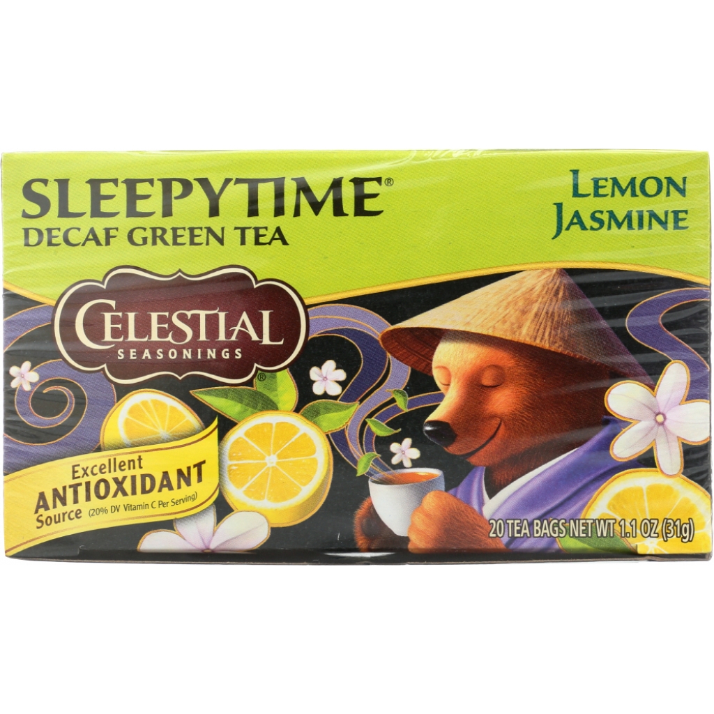 Decaf Sleepytime Green Lemon Jasmine Tea - 20 Tea Bags