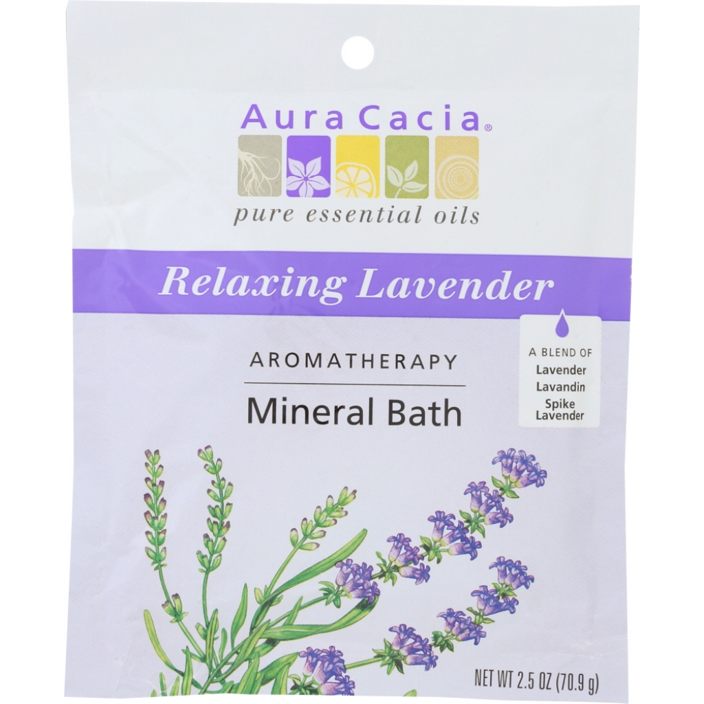 Relaxing Lavender Aromatherapy Mineral Bath